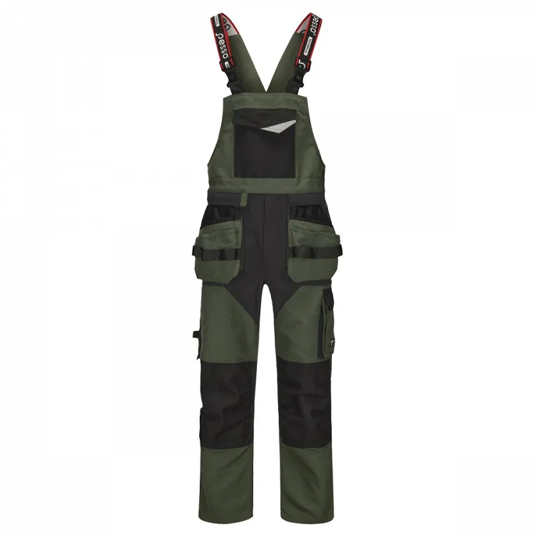 Workwear Bibpants Pesso Titan Flexpro, green pesso DP125Z 3.webp