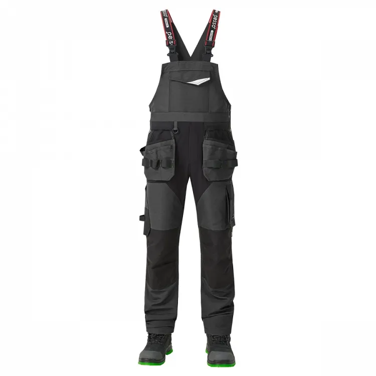 Workwear Bibpants Pesso Titan Flexpro, grey DP125P Workzone.lv 2.webp