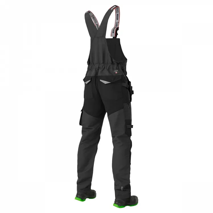 Workwear Bibpants Pesso Titan Flexpro, grey DP125P Workzone.lv3.webp