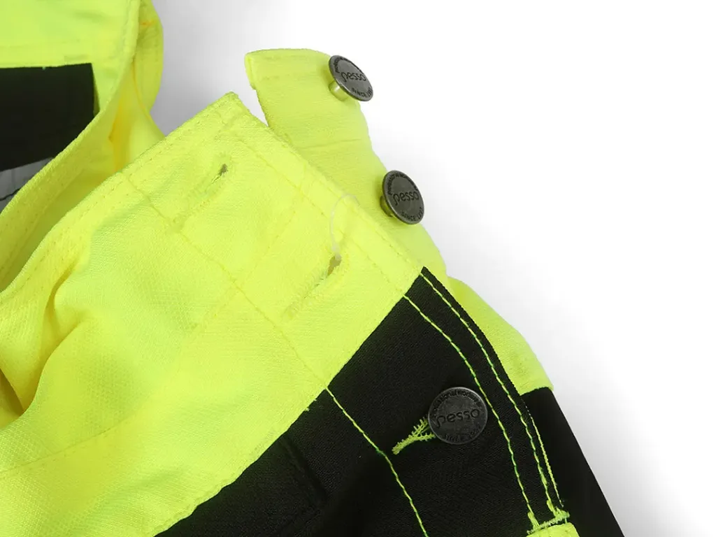 Workwear bibpants Pesso Uranus Flexpro DP135G, yellow 6.webp