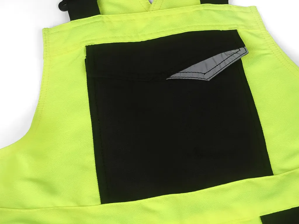 Workwear bibpants Pesso Uranus Flexpro DP135G, yellow4.webp