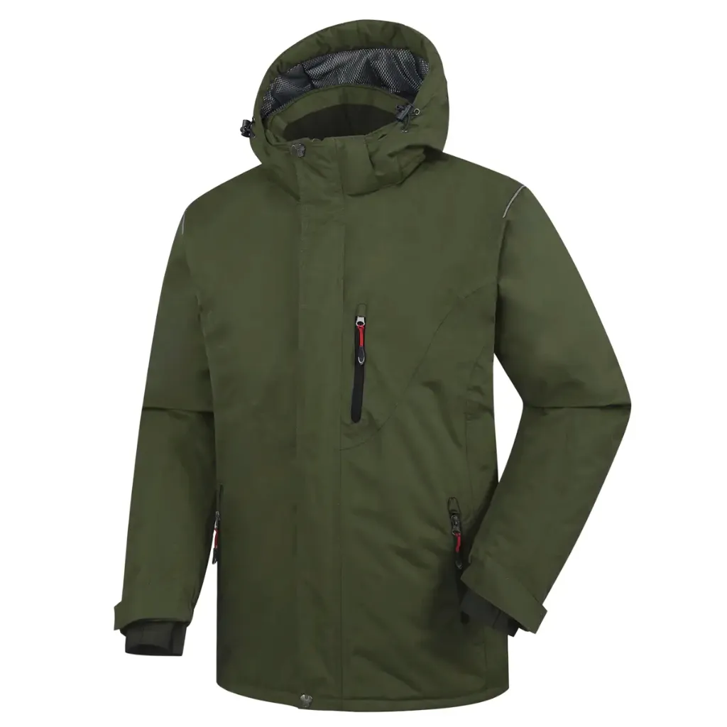 Waterproof Winter Jacket Pesso Helsinki, Olive Green (S)