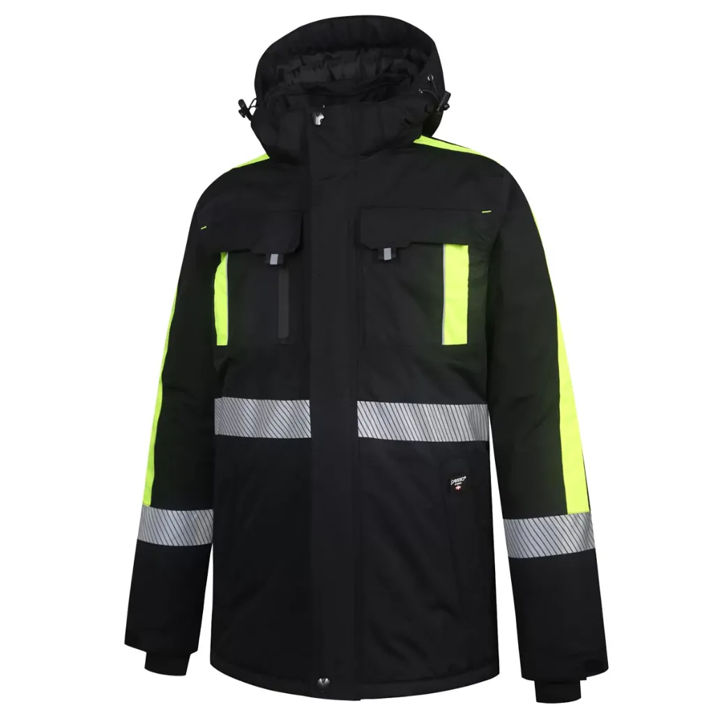 Waterproof Winter Jacket Pesso Nova, black – yellow (S)
