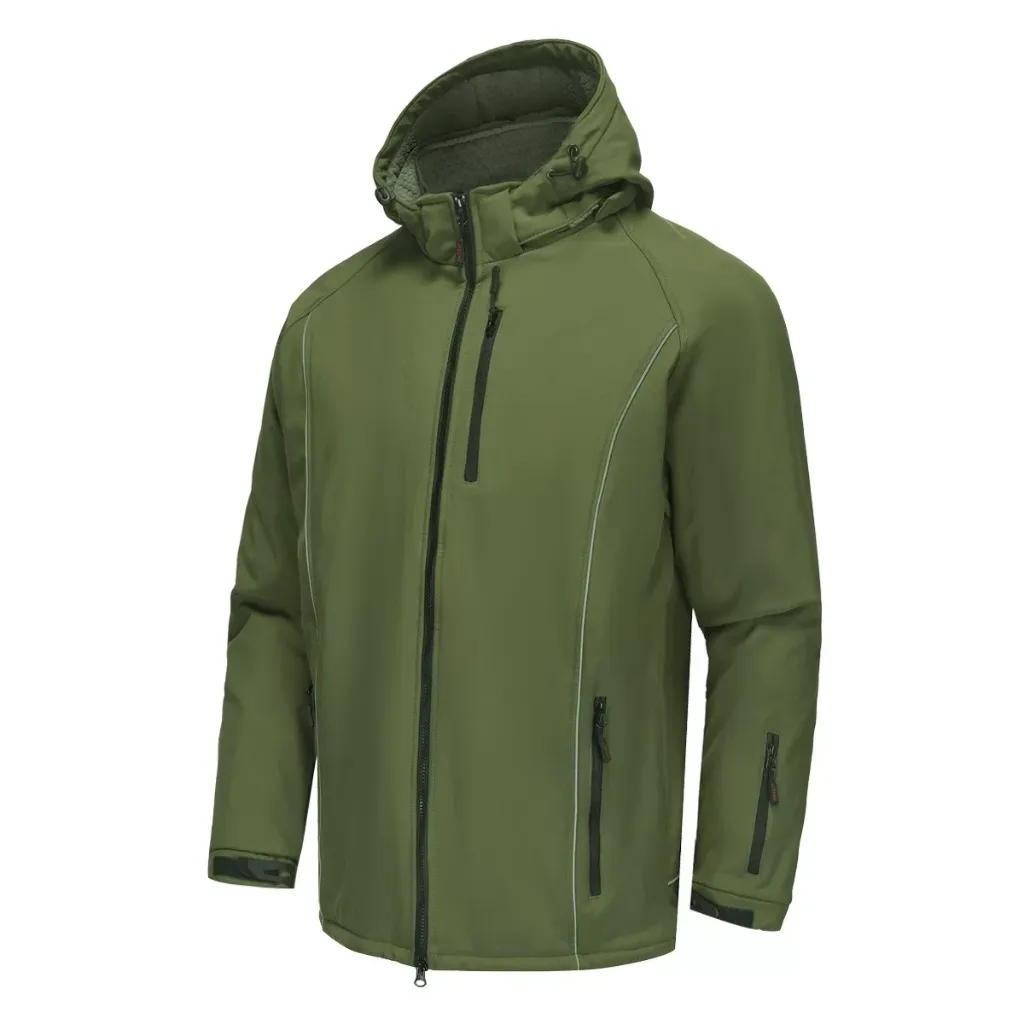Winter Softshell Jacket Pesso Otava, Olive Green (S)