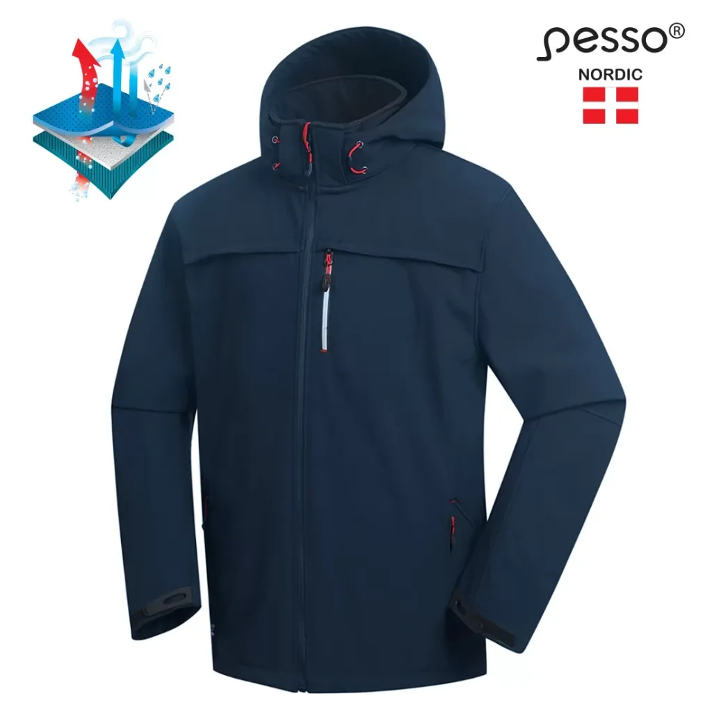 Softshell Jacket Pesso Atlanta, navy (S)
