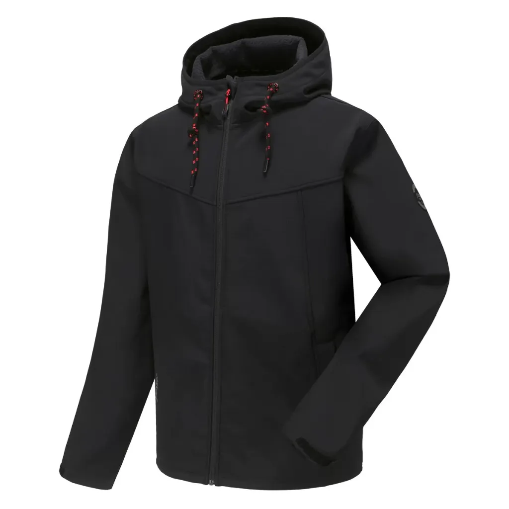 Ripstop Softshell Jacket Pesso Leo, black (S)