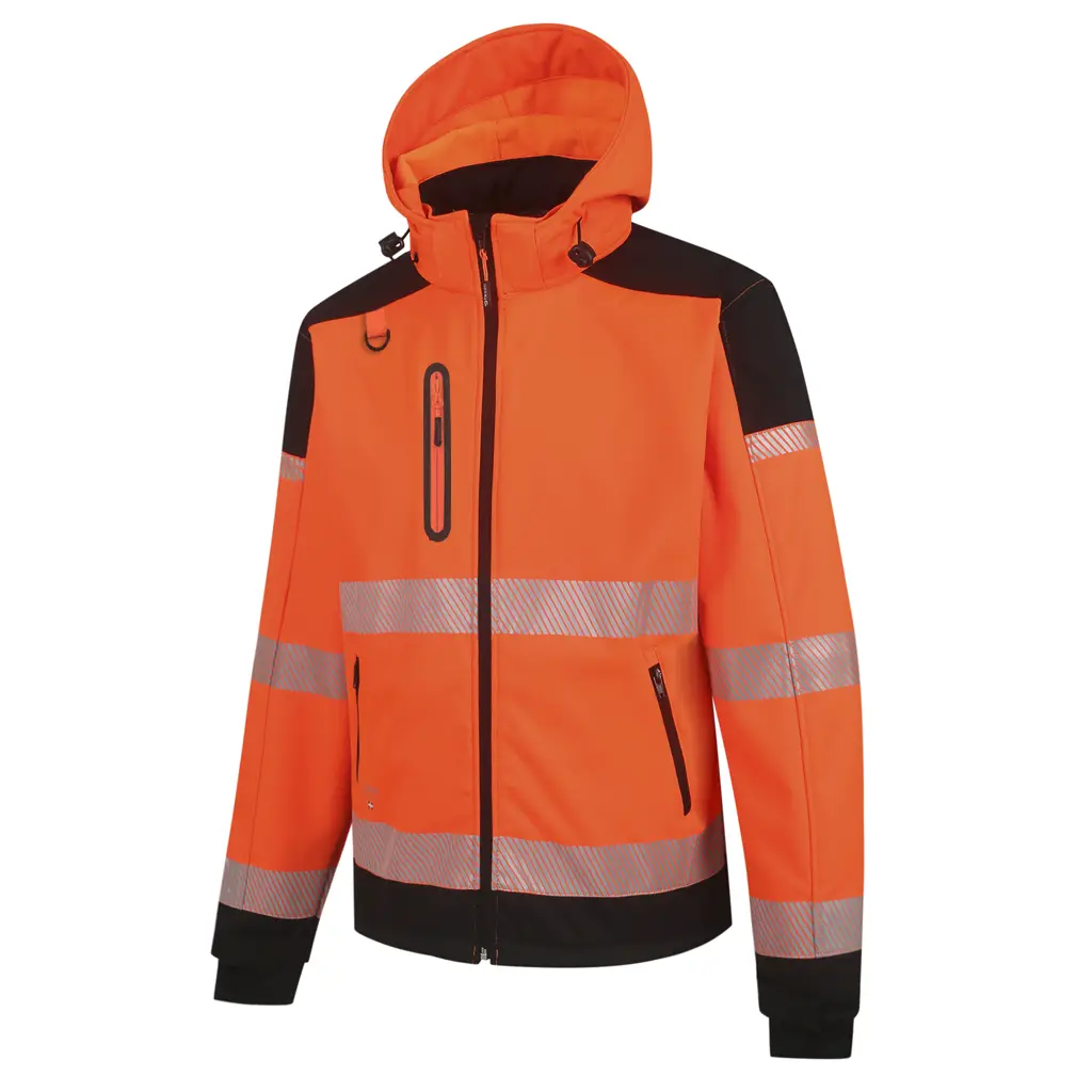 Hi-Vis softshell Jacket Pesso Palermo, orange (S)