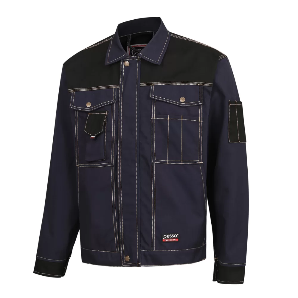 Workwear Jacket Canvas Pesso DSCM, navy (S)