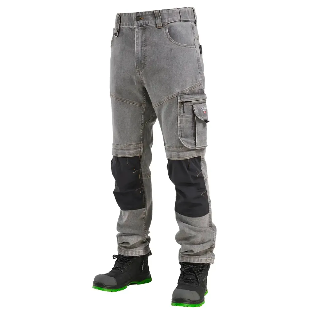 Denim Flex Ultimate Stretch Poly-Cotton Pesso trousers KD155_Grey (S)