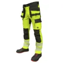 Darba bikses Pesso URANUS Flexpro KD135, augstas redzamības dzeltenas