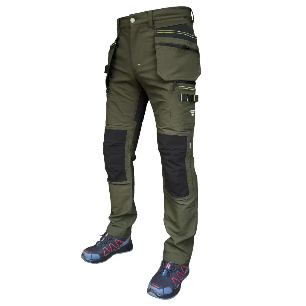 Workwear trousers Pesso Jupiter Slim Fit, chaki (44)