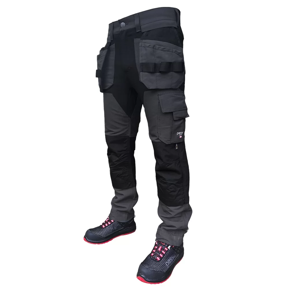 Darba bikses Pesso TITAN Flexpro 125 pelēkas ar melnu (42)