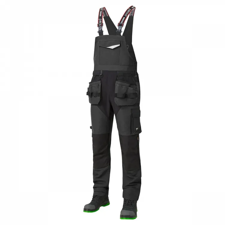 Darba puskombinezons Pesso Titan Flexpro DP125P, melns/pelēks