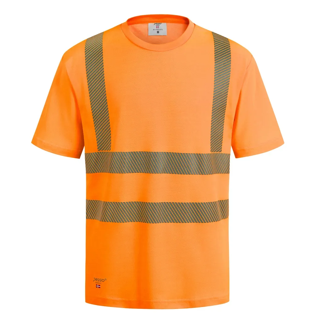 High Visibility T-Shirt Pesso HVMCOT, orange (S)