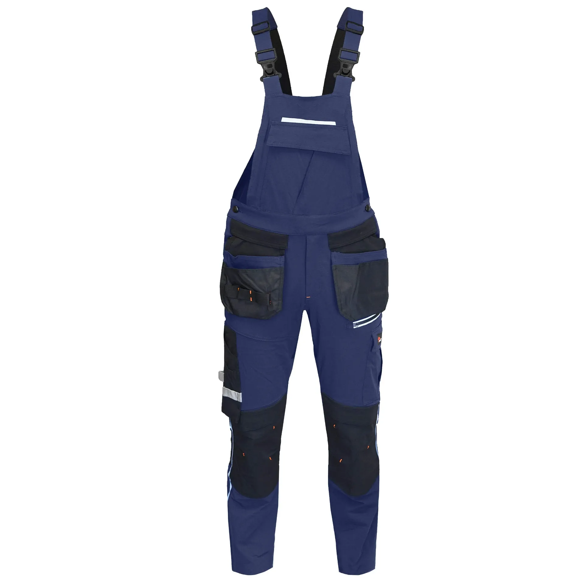 CROSS STRETCH Work Bib Trousers with Detachable Tool Pockets